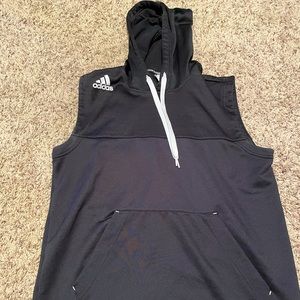 Sleeveless adidas workout/boxing hoodie